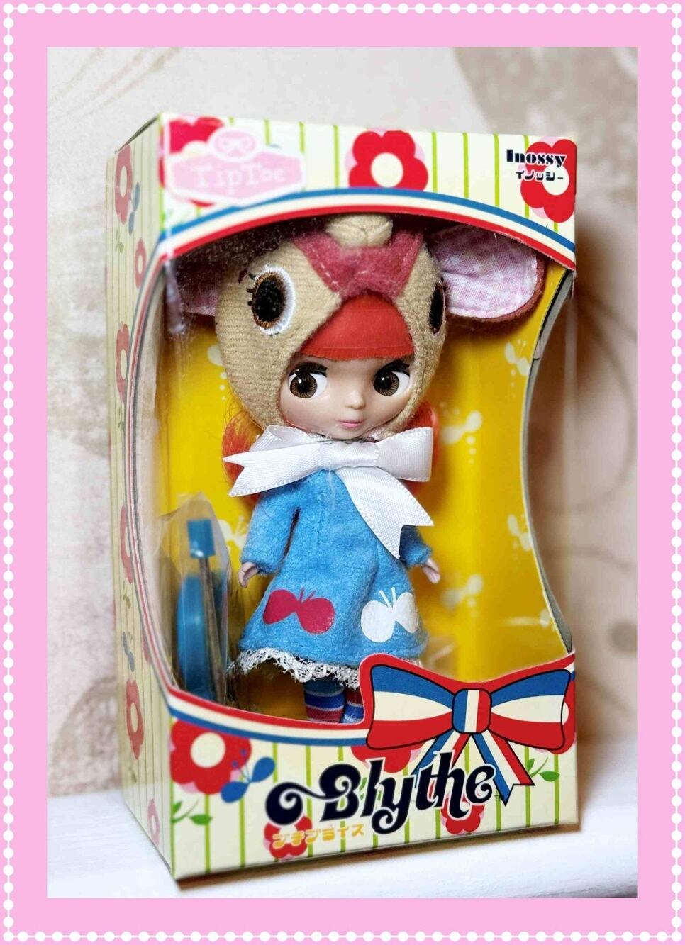 Petite Blythe Inossy 4" Mini Fashion Doll Takara Hasbro Vtg 2006 Inoshishi Japan
